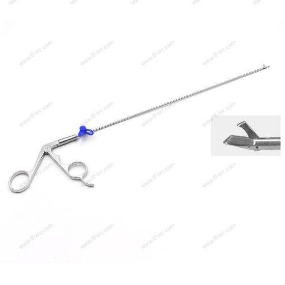 Spinal endoscope - Ligamentum flavum biting and cutting forceps - 3.0mm x 330mm -15°